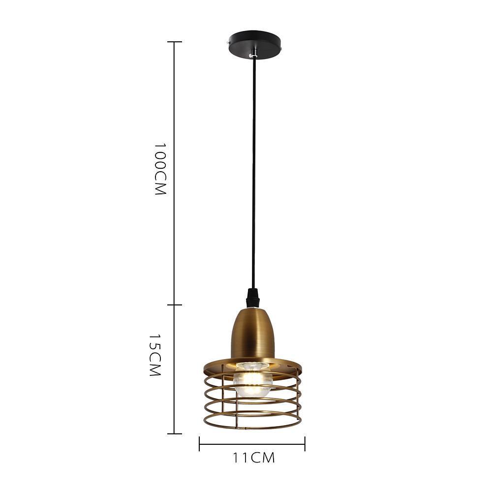 Spring Lampshade Vintage Country Pendant Light