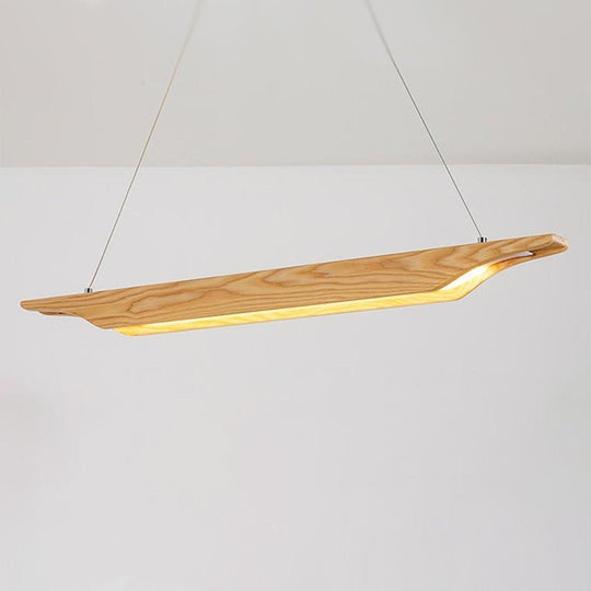 Unique Wood Design LED Modern Rustic Pendant Light