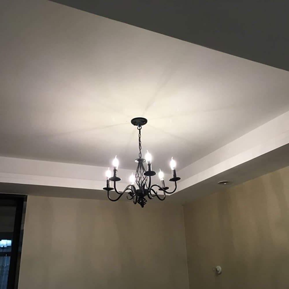 6-Light Candle Pendant Chandelier