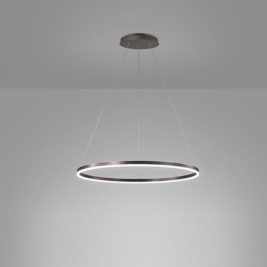 Circle LED Modern Chandelier Pendant Light