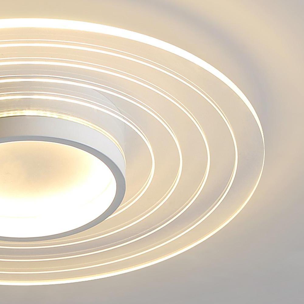 Multiple Circles Dimmable LED Modern Flush Mount Ceiling Light