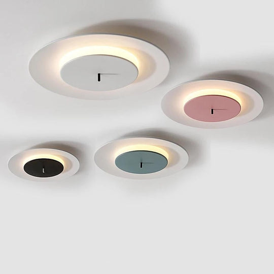 2 Circles LED Modern Flush Mount Ceiling Light