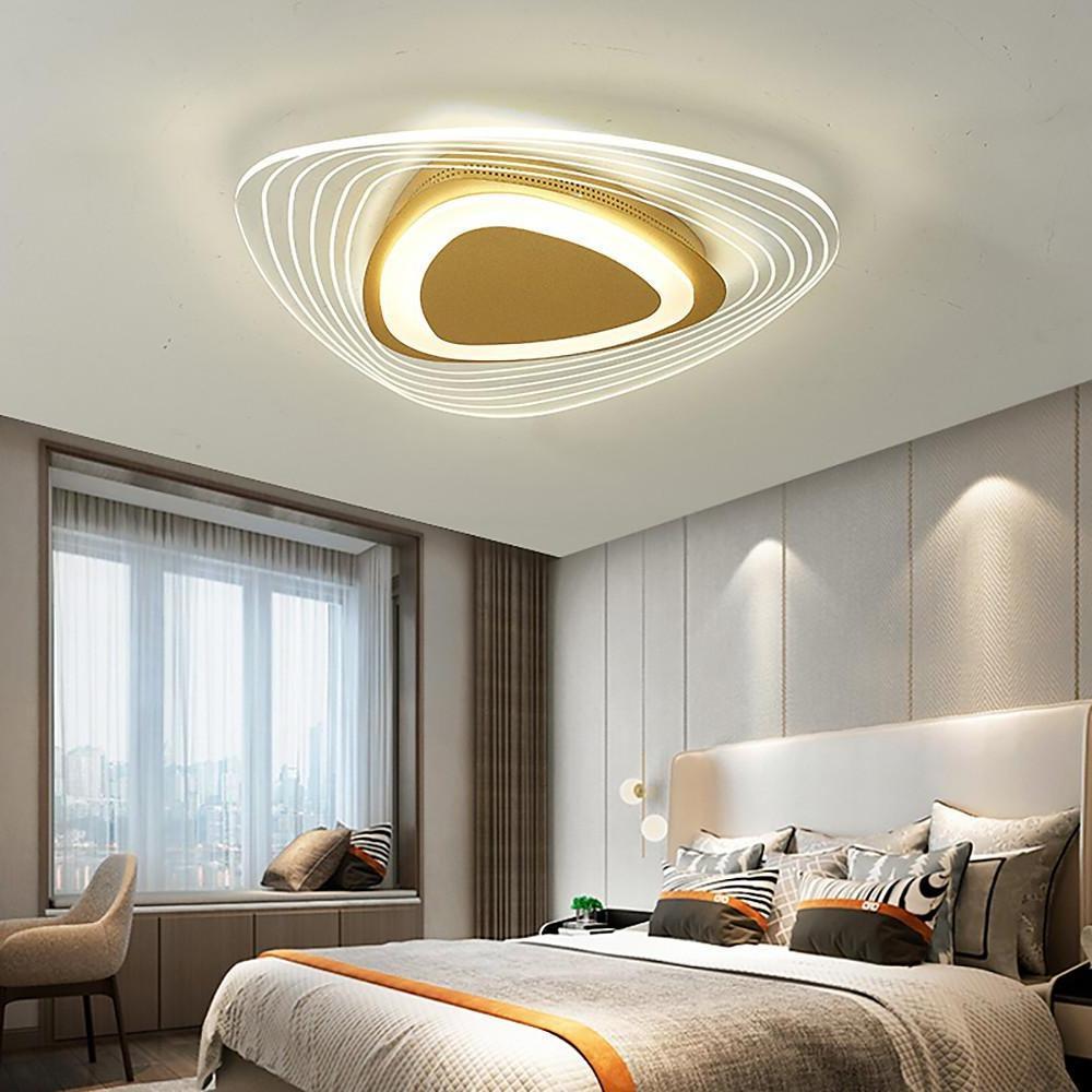 Geometric Shaped Nordic LED Semi-Flush Mount Ceiling Light