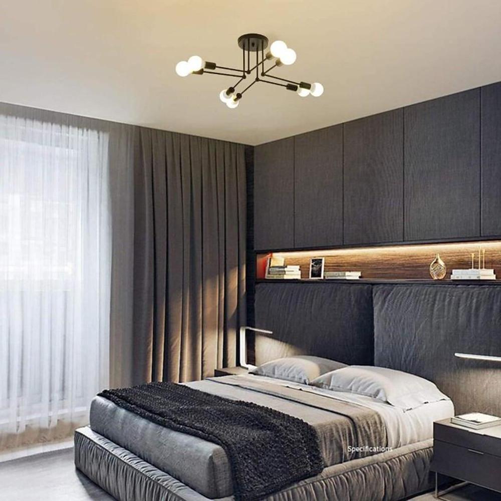 8-Light LED Modern Sputnik Chandelier