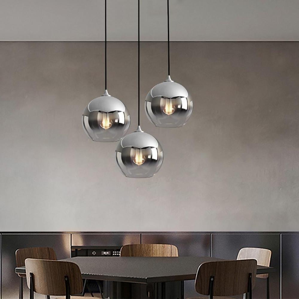 Globe – Modern Glass LED Pendant Light for Kitchen and Dining Room