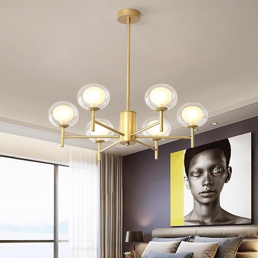 Nordic Sputnik Bubble LED Chandelier with 18 Bulbs