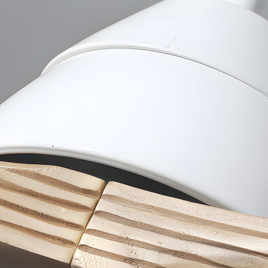 52-Inch Nordic Wooden Ceiling Fan Light with Remote Control