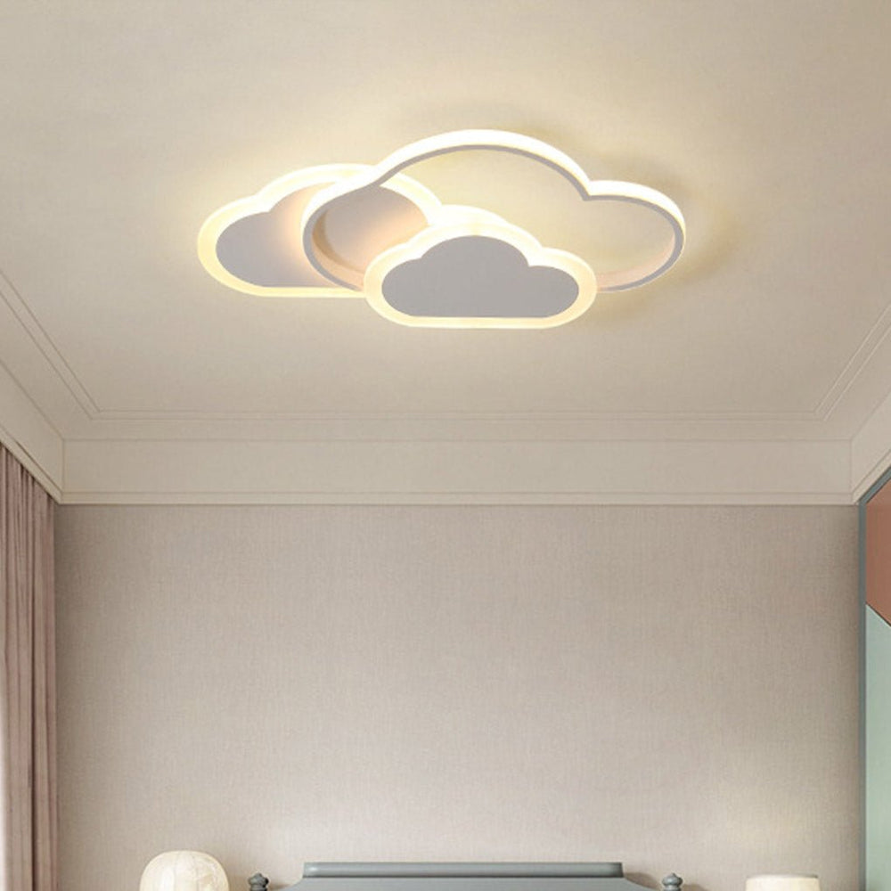 Nordic Creative Arc Design Cloud Shape Energy-saving LED Ceiling Lamp