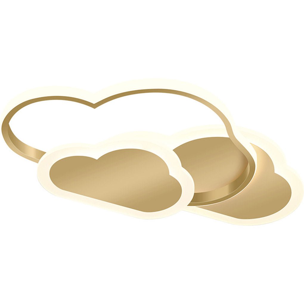 Nordic Creative Arc Design Cloud Shape Energy-saving LED Ceiling Lamp