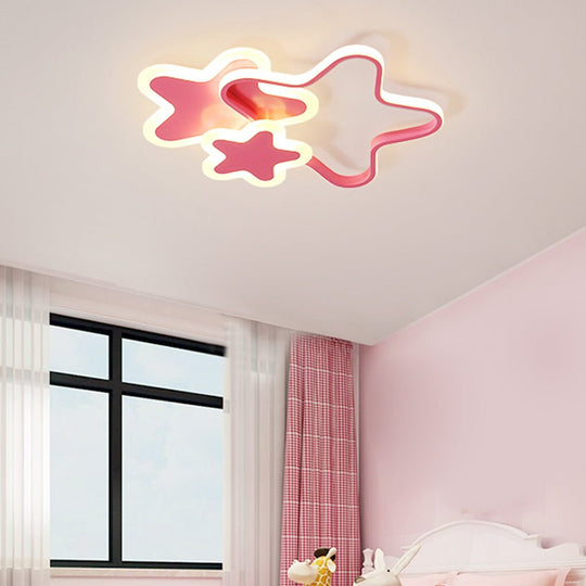 Nordic Creative Cartoon LED Ceiling Lamp for Children’s Bedroom
