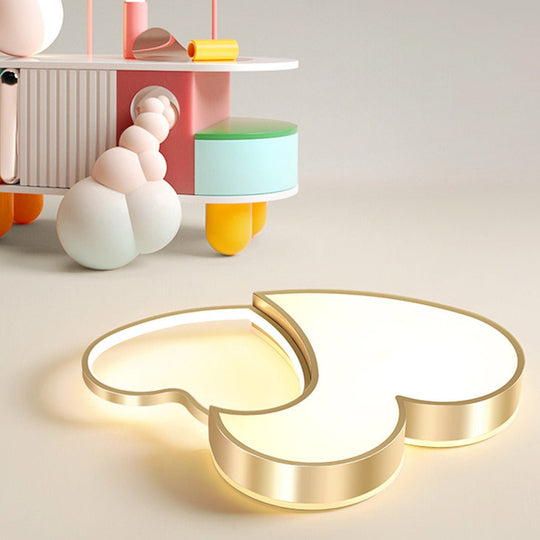 Nordic Creative Heart-shaped High Light Transmittance LED Dimmable Ceiling Lamp