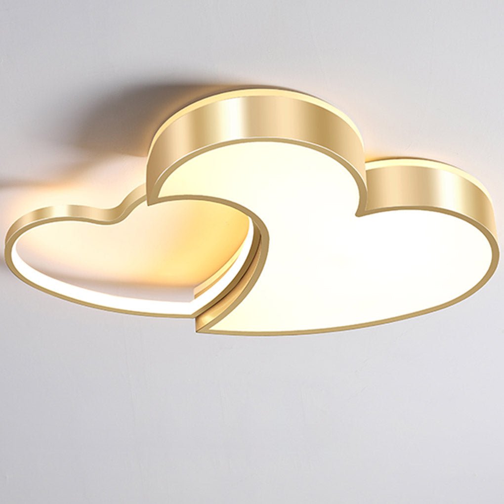 Nordic Creative Heart-shaped High Light Transmittance LED Dimmable Ceiling Lamp
