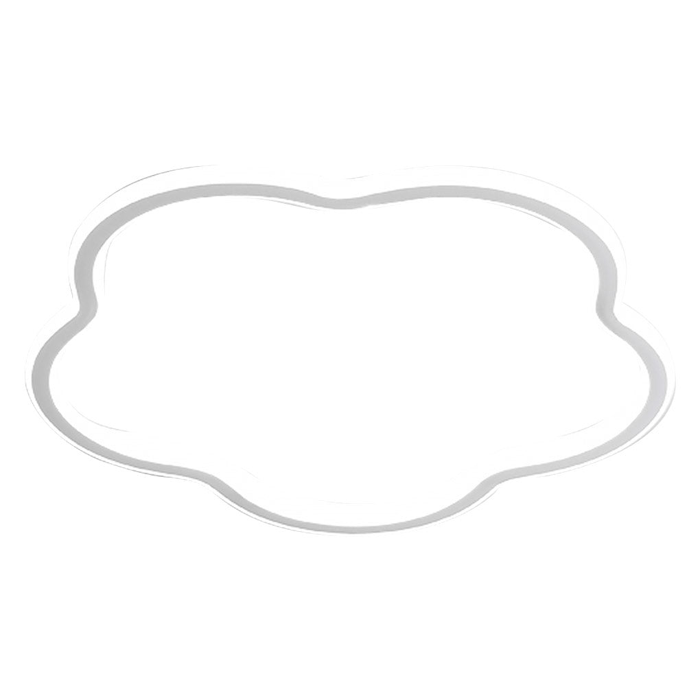 Nordic Creative Ultra-thin Cloud Shape Three Color Adjustable LED Ceiling Lamp