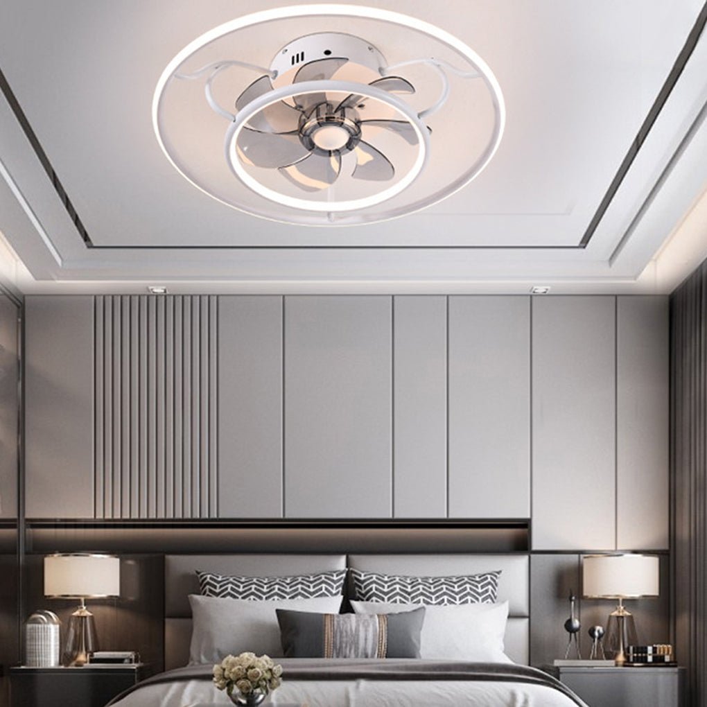 Nordic Frequency Conversion Adjustable Ceiling Fan Light