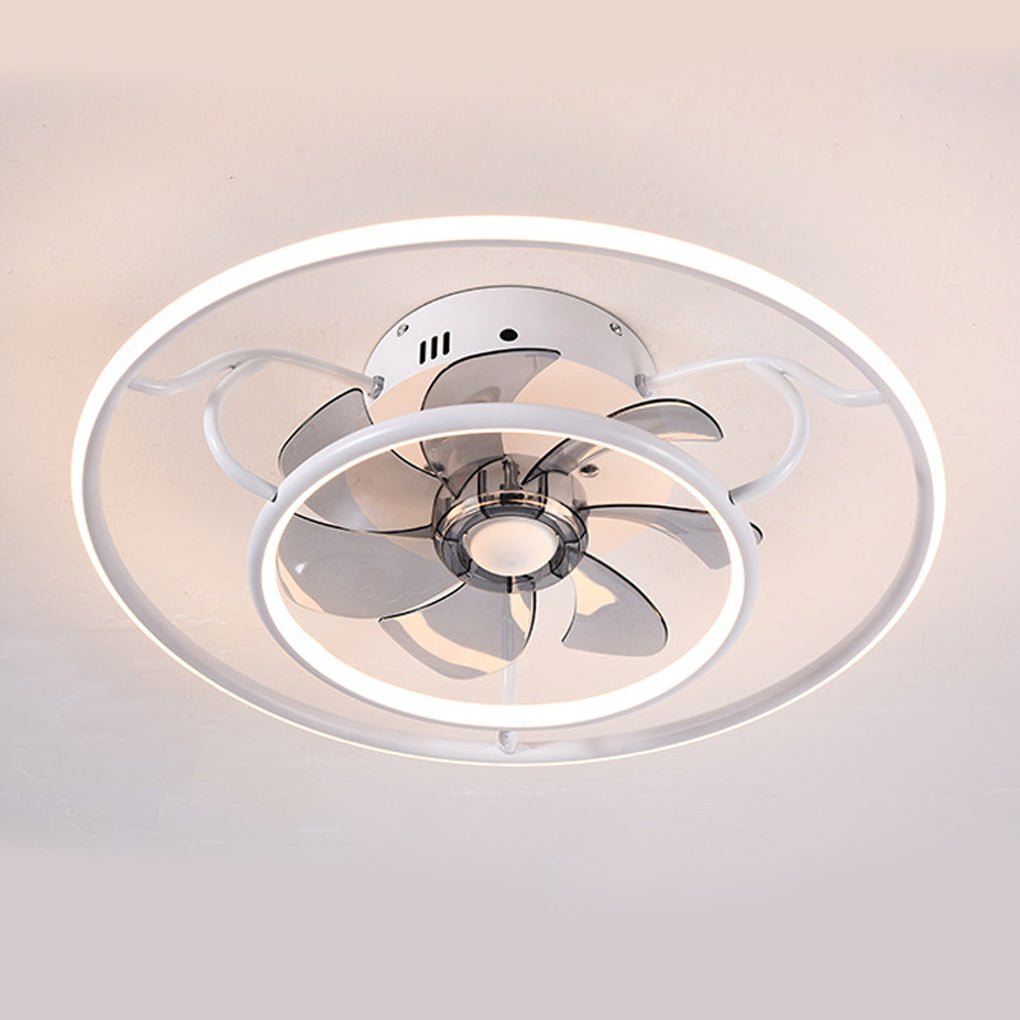 Nordic Frequency Conversion Adjustable Ceiling Fan Light