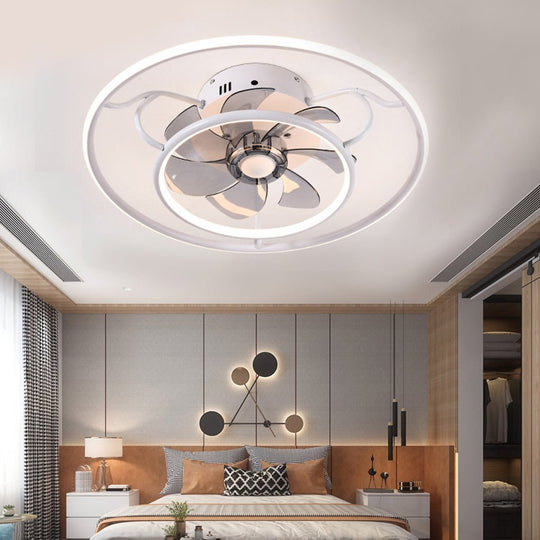 Nordic Frequency Conversion Adjustable Ceiling Fan Light