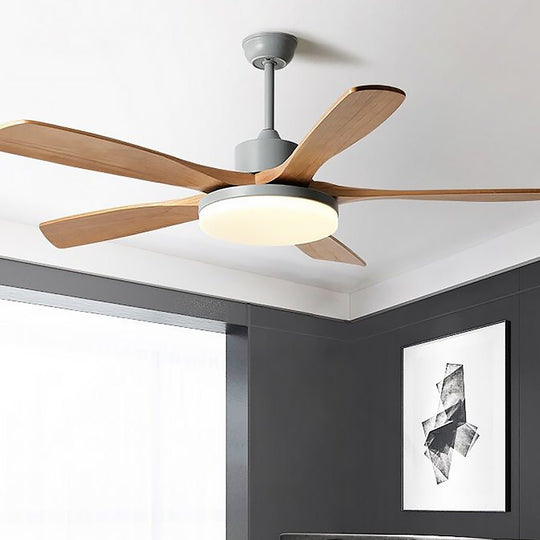 Nordic Frequency Conversion Dimmable LED Ceiling Fan Lamp