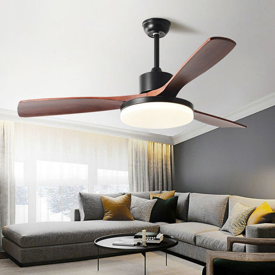 Nordic Frequency Conversion Dimmable LED Ceiling Fan Lamp