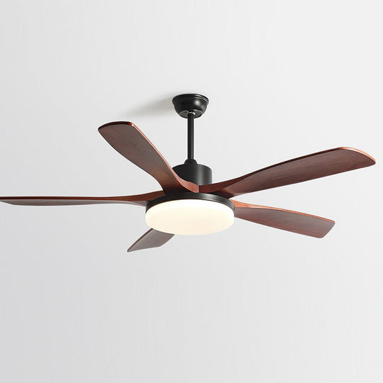 Nordic Frequency Conversion Dimmable LED Ceiling Fan Lamp