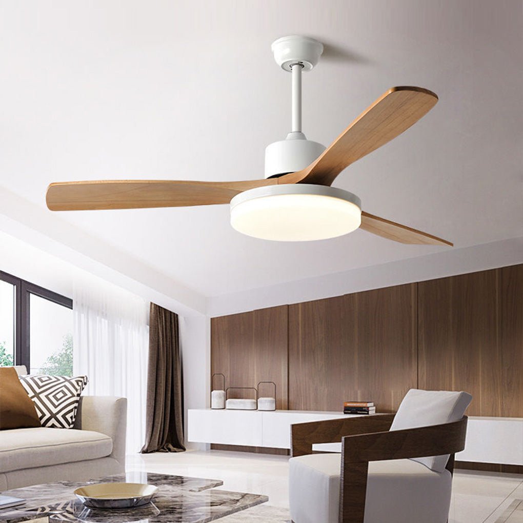 Nordic Frequency Conversion Dimmable LED Ceiling Fan Lamp