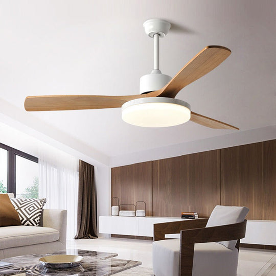 Nordic Frequency Conversion Dimmable LED Ceiling Fan Lamp