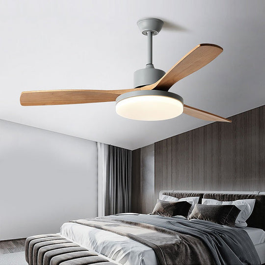 Nordic Frequency Conversion Dimmable LED Ceiling Fan Lamp
