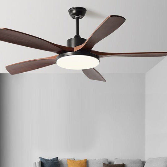 Nordic Frequency Conversion Dimmable LED Ceiling Fan Lamp