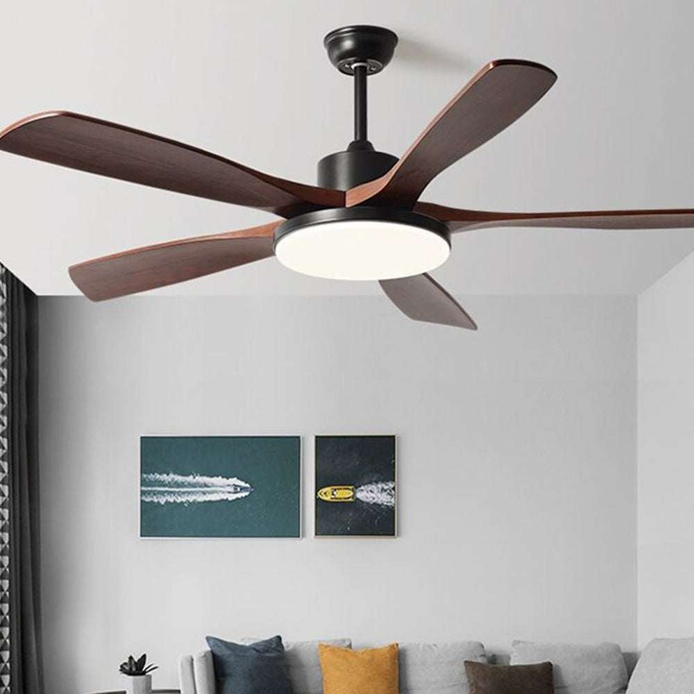 Nordic Frequency Conversion Dimmable LED Ceiling Fan Lamp