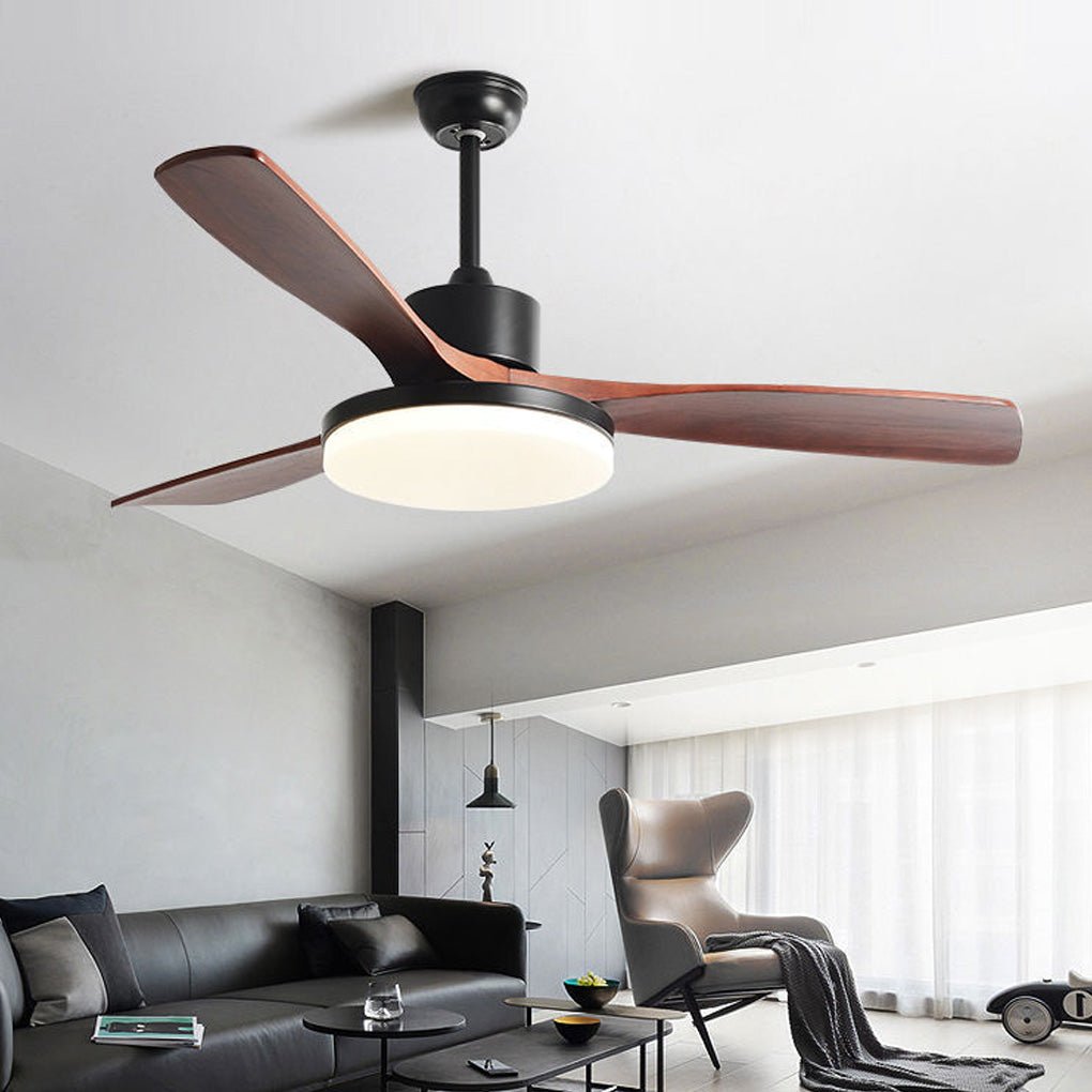 Nordic Frequency Conversion Dimmable LED Ceiling Fan Lamp