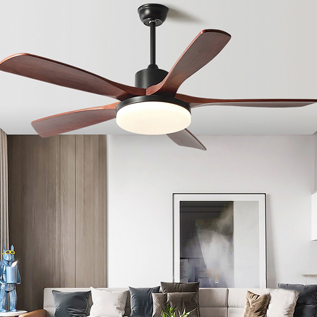 Nordic Frequency Conversion Dimmable LED Ceiling Fan Lamp