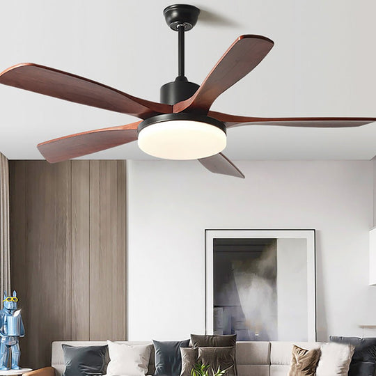 Nordic Frequency Conversion Dimmable LED Ceiling Fan Lamp