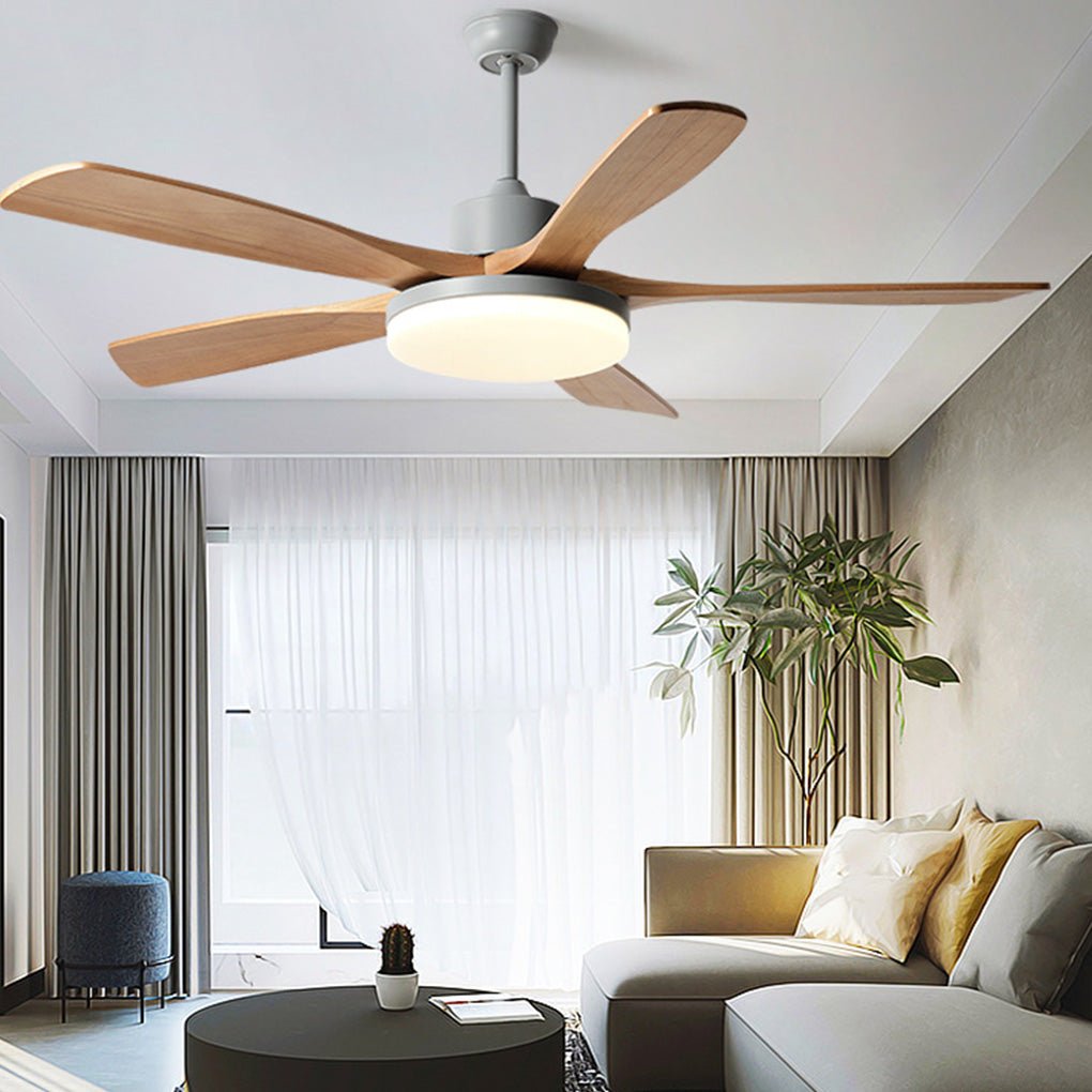 Nordic Frequency Conversion Dimmable LED Ceiling Fan Lamp