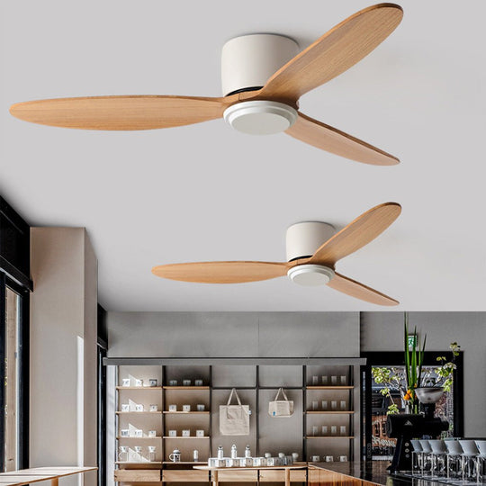 LED Inverter Silent Nordic Ceiling Fan with Light