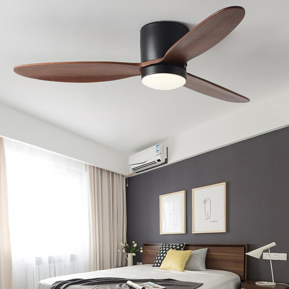 LED Inverter Silent Nordic Ceiling Fan with Light