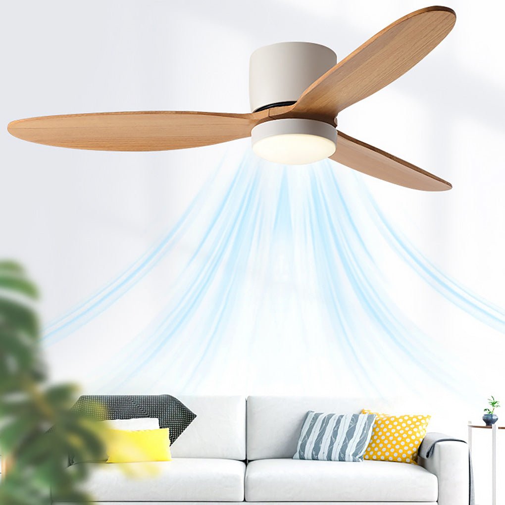LED Inverter Silent Nordic Ceiling Fan with Light