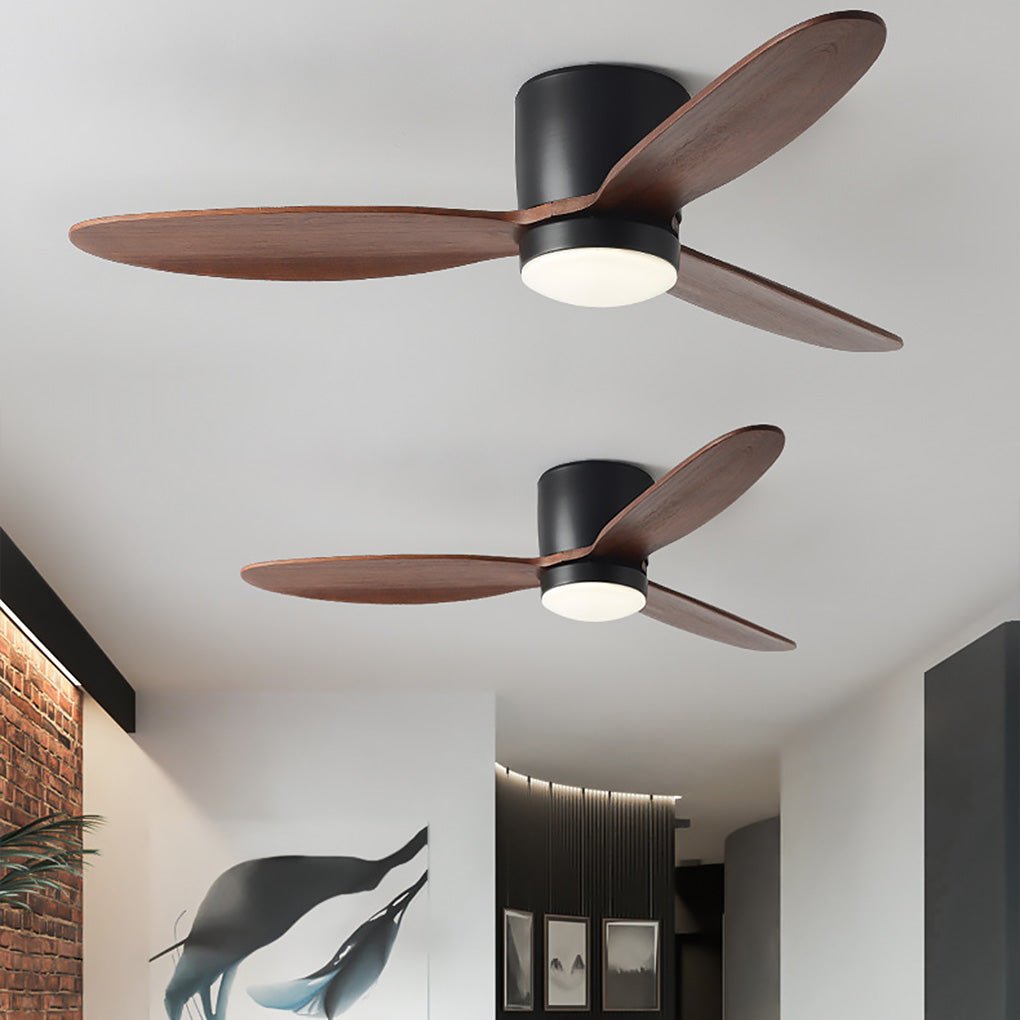 LED Inverter Silent Nordic Ceiling Fan with Light
