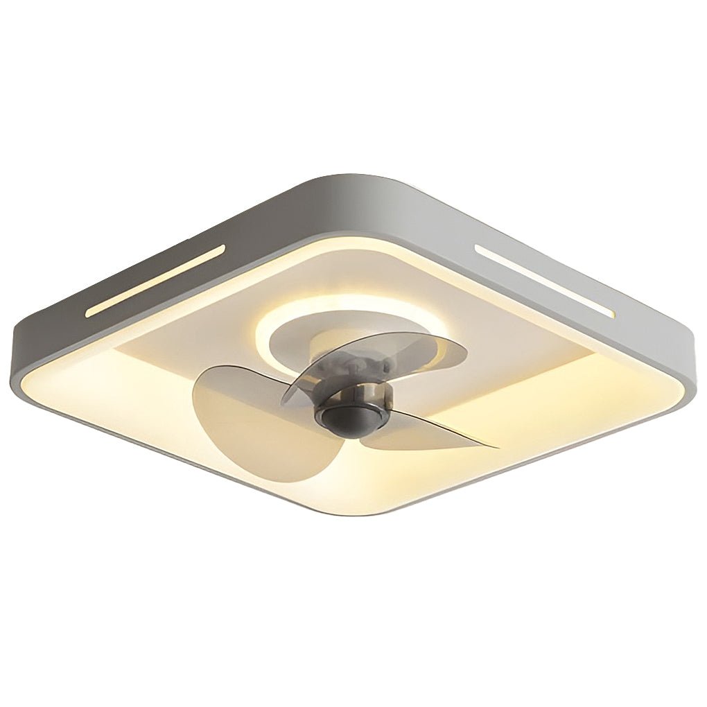 Nordic Ultra-Thin Inverter Ceiling Fan Light with Remote and App Control