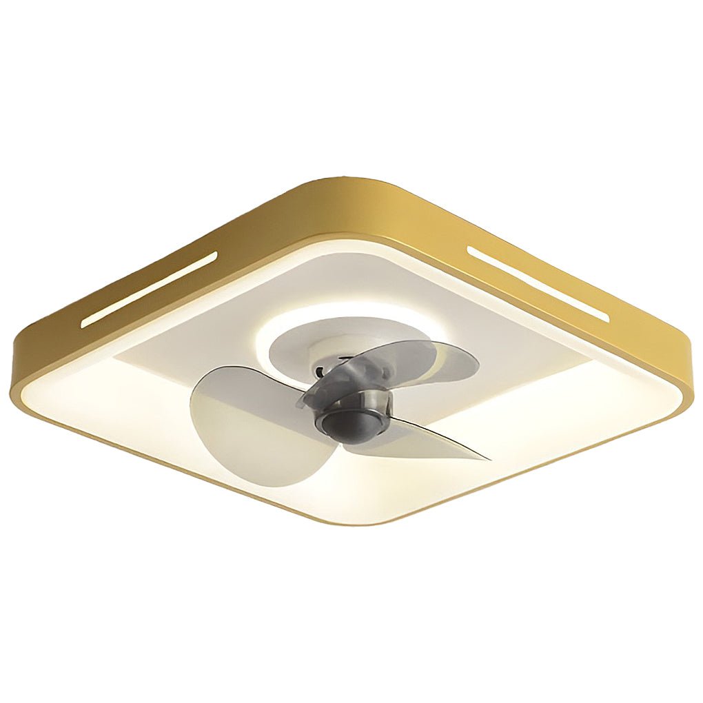 Nordic Ultra-Thin Inverter Ceiling Fan Light with Remote and App Control