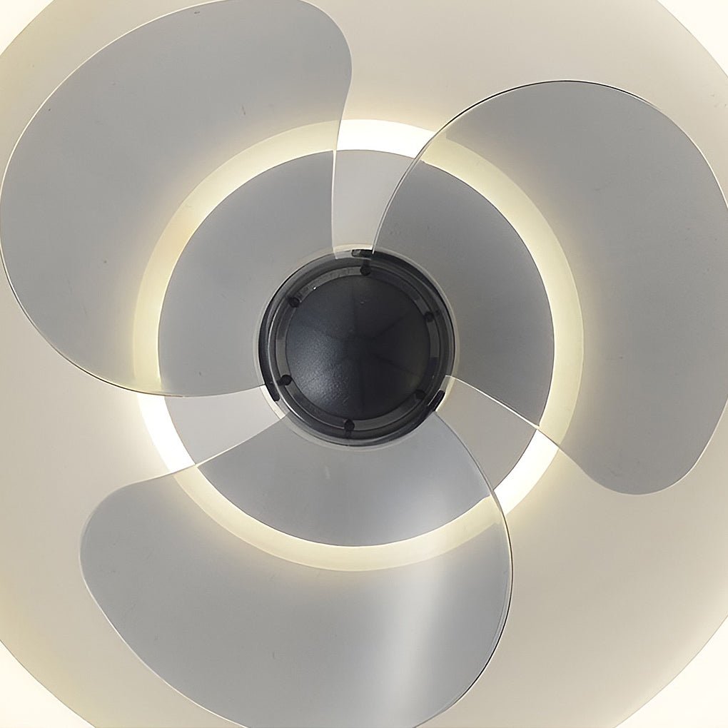 Nordic Ultra-Thin Inverter Ceiling Fan Light with Remote and App Control