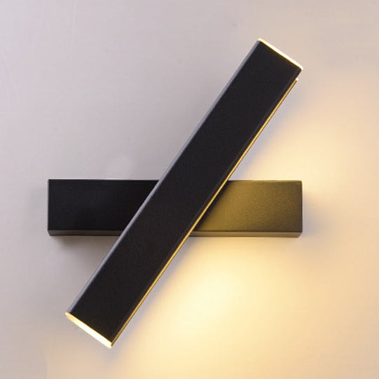 Nordic Minimalist 360° Rotatable LED Wall Lamp