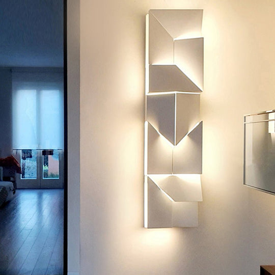 Nordic Minimalist Geometric Stepless Dimming LED Wall Lamp