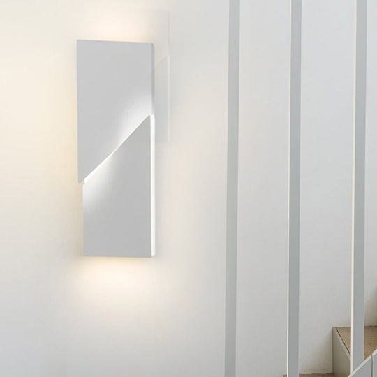 Nordic Minimalist Geometric Stepless Dimming LED Wall Lamp