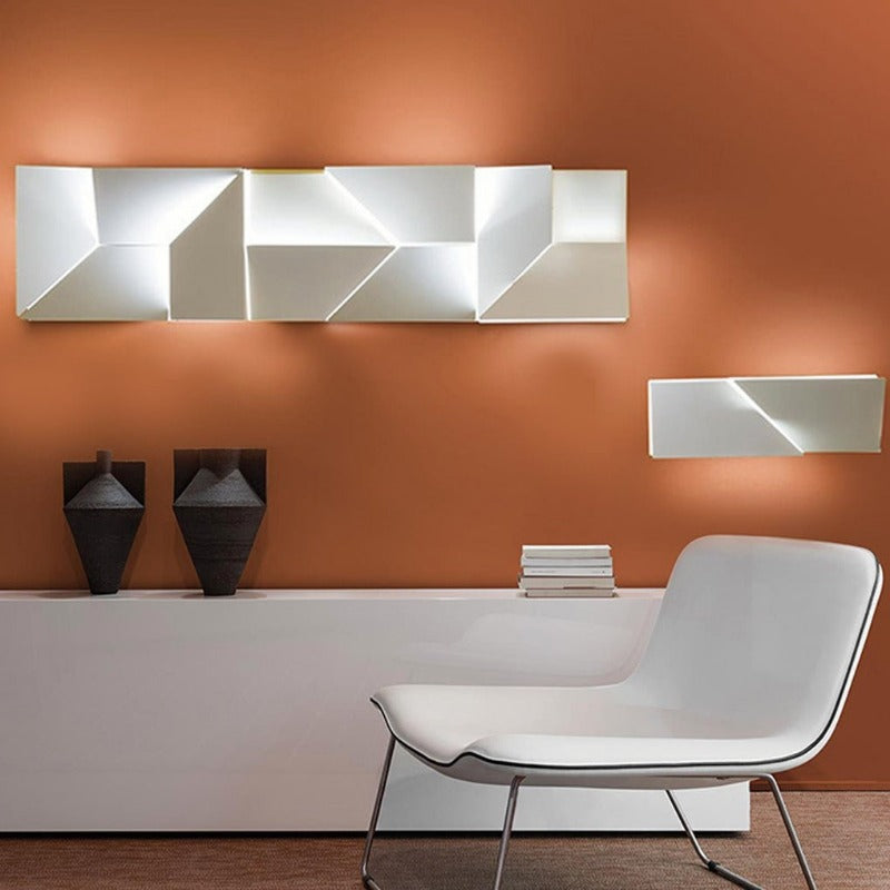 Nordic Minimalist Geometric Stepless Dimming LED Wall Lamp