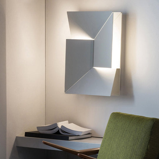 Nordic Minimalist Geometric Stepless Dimming LED Wall Lamp