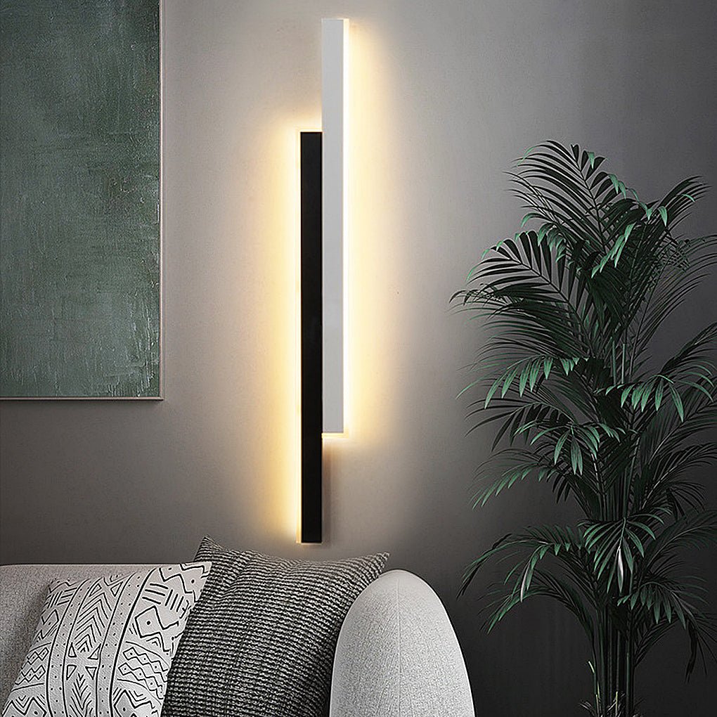 Nordic Minimalist Double Long Linear LED Wall Lamp
