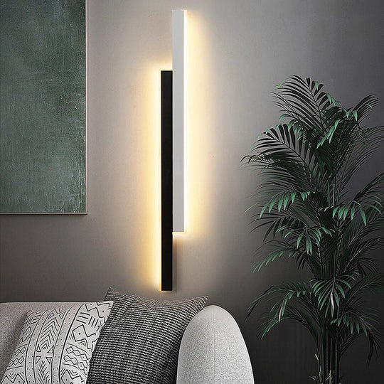 Nordic Minimalist Double Long Linear LED Wall Lamp