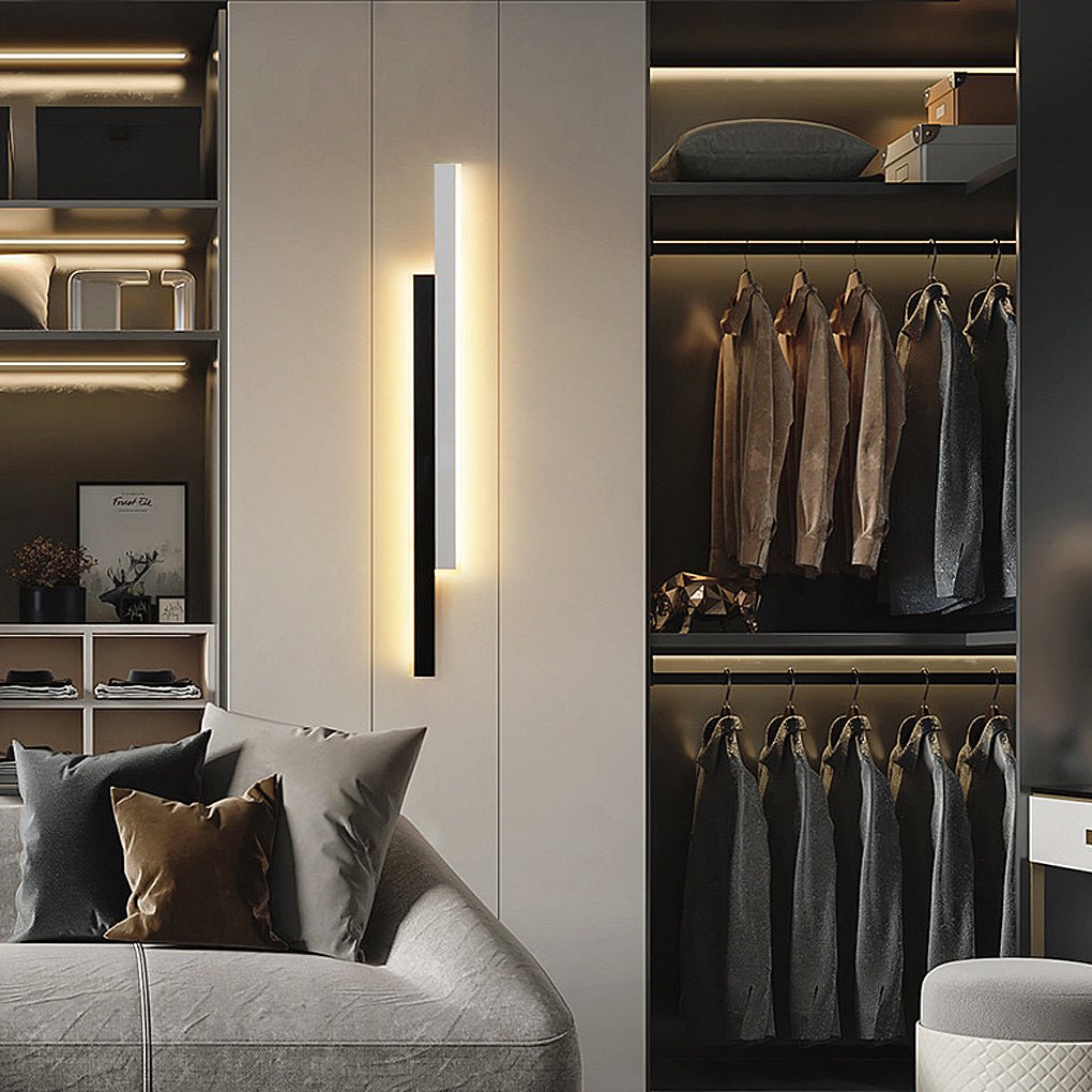 Nordic Minimalist Double Long Linear LED Wall Lamp