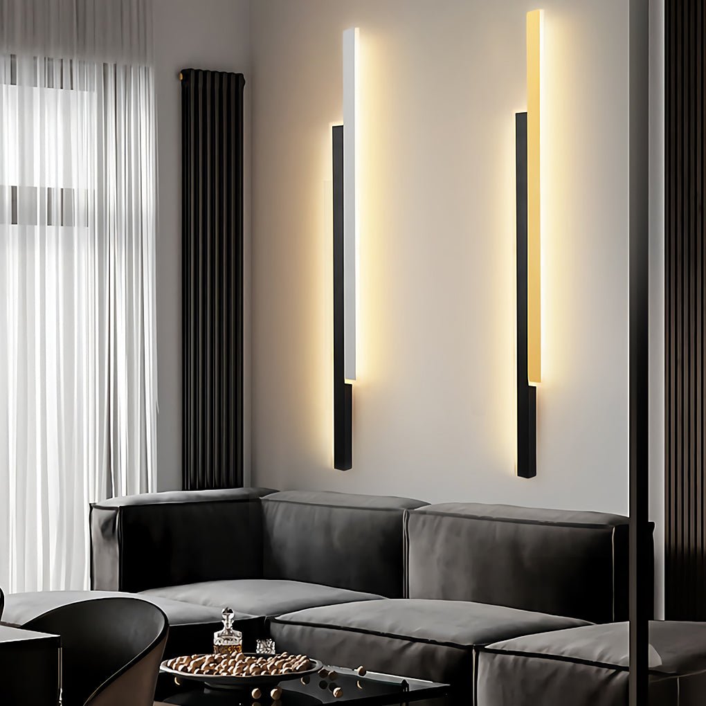 Nordic Minimalist Double Long Linear LED Wall Lamp