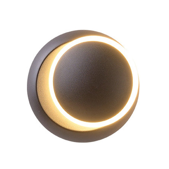 Nordic Minimalist LED Rotatable Round Wall Light