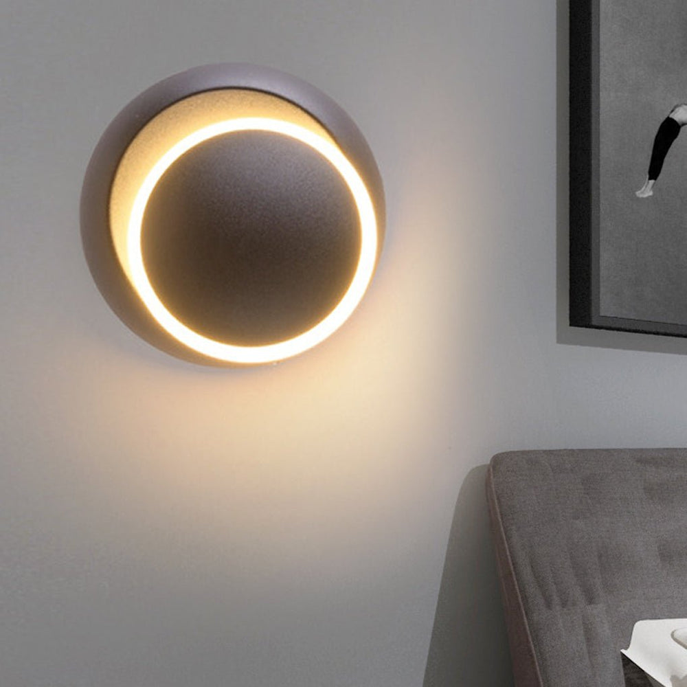 Nordic Minimalist LED Rotatable Round Wall Light